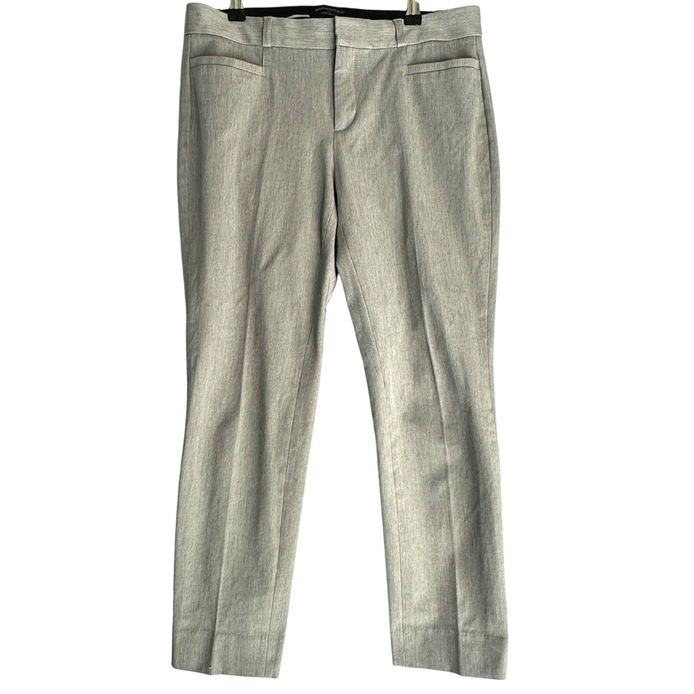 Banana Republic Sloan Curvy Fit Gray Trousers Pants Women‎ Small Business Casual